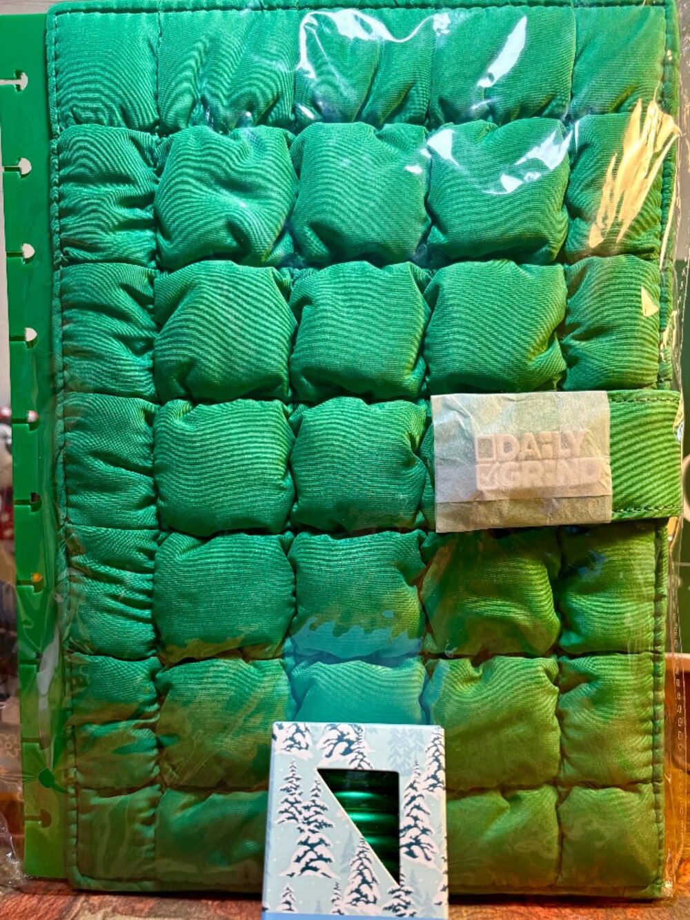Daily Grind - Alpine Green | Après-Ski Luxe Planner Cover